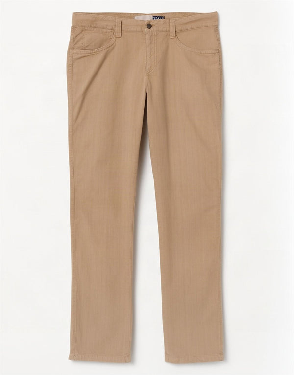 Trussardi Мужские прямые повседневные брюки IT 52 W36 L34 Бежевый лен