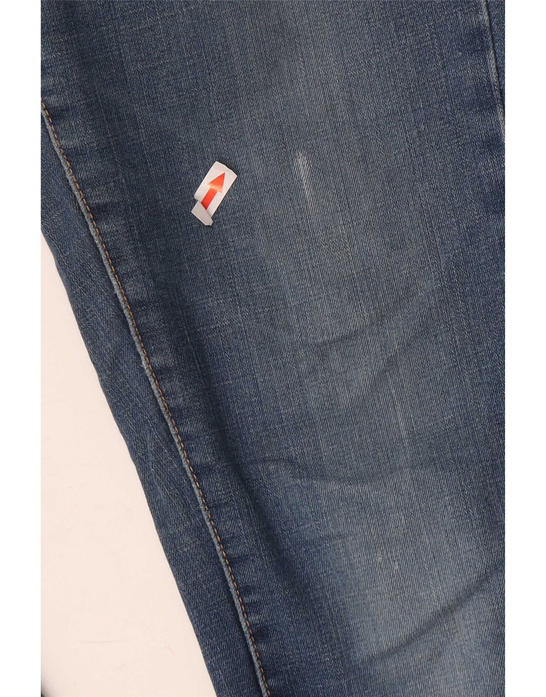 Женские узкие джинсы Levi's 312 с потертостями W28 L27, синий хлопок