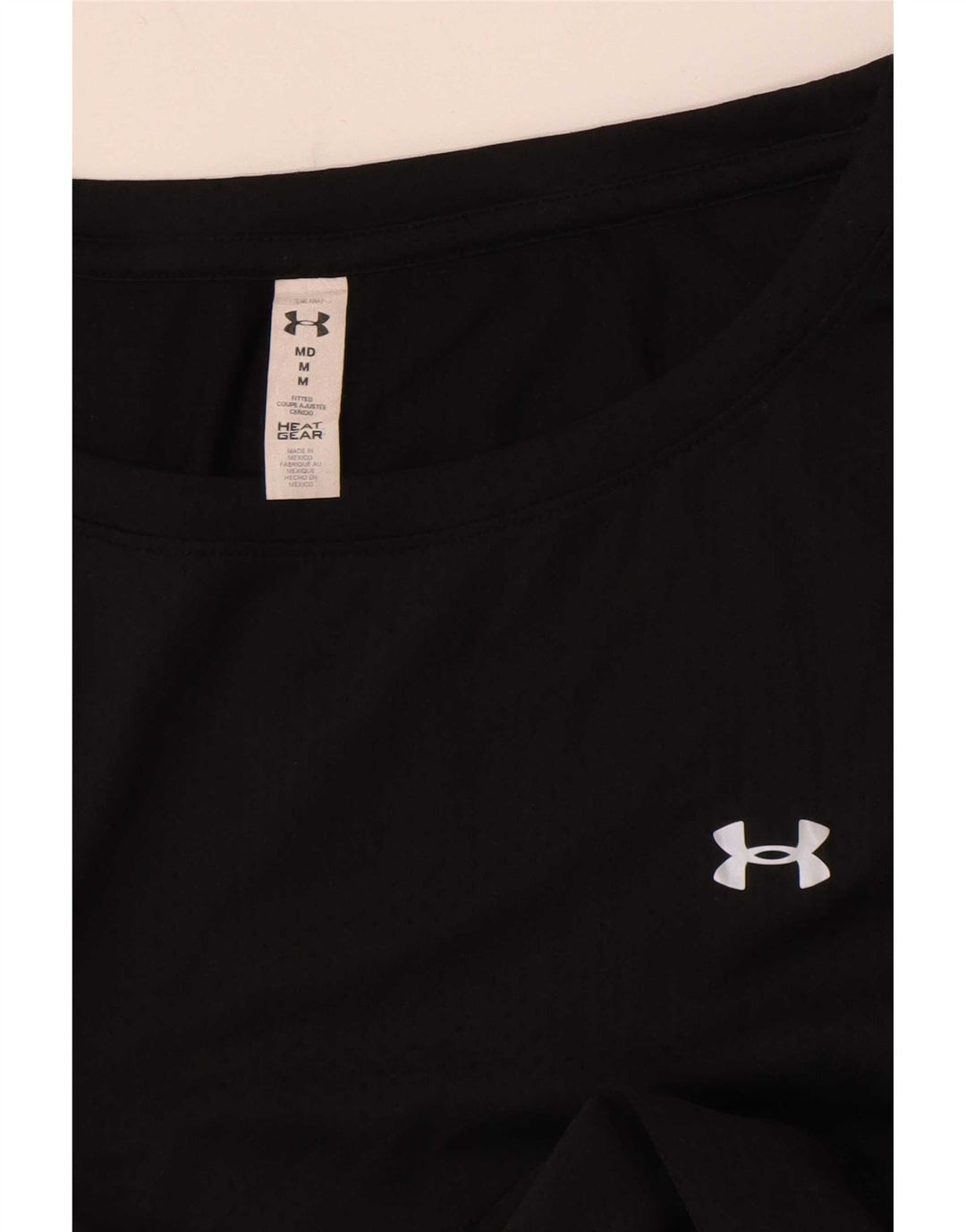 Женский топ Under Armour Heat Gear с длинным рукавом, Великобритания 14, средний черный
