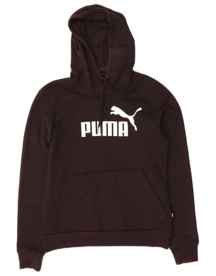 Женский джемпер с капюшоном PUMA UK 10, маленький, черный, полиэстер