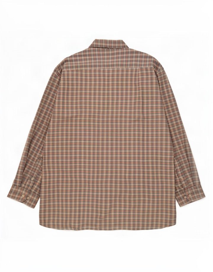 Мужская рубашка Nautica XL, хлопковая разноцветная клетка
