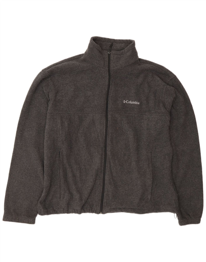 Мужская флисовая куртка Columbia UK 42 XL, серый полиэстер