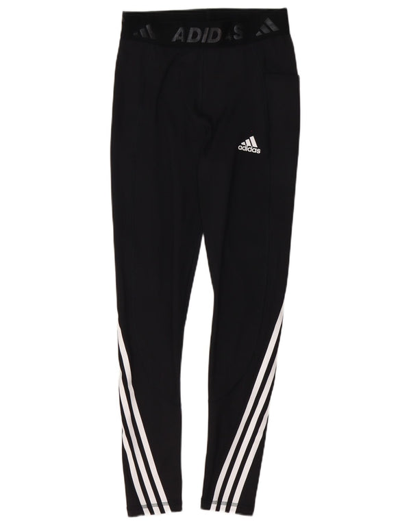 Женские леггинсы с рисунком Adidas UK 8, маленькие черные