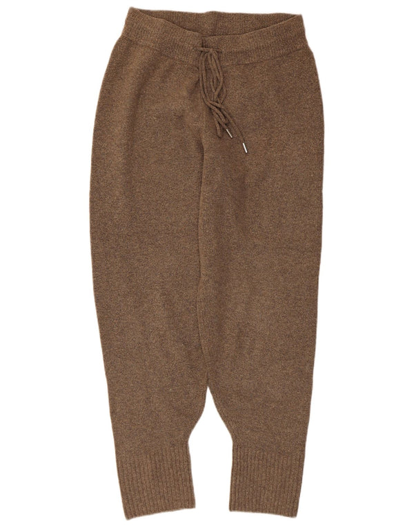 Женские трикотажные спортивные брюки Zara UK 12, средние коричневые в крапинку