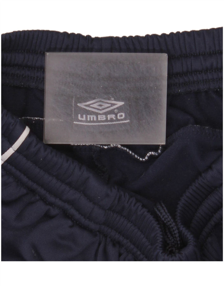 Umbro Мужские спортивные брюки с графическим рисунком, средние темно-синие брюки из полиэстера