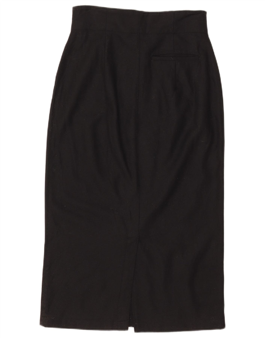 Женская юбка-миди с завышенной талией Benetton IT 44 Medium W28 Черная шерсть