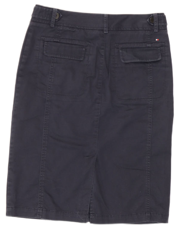 Женская юбка миди Tommy Hilfiger US 6 Medium W30 Темно-синяя
