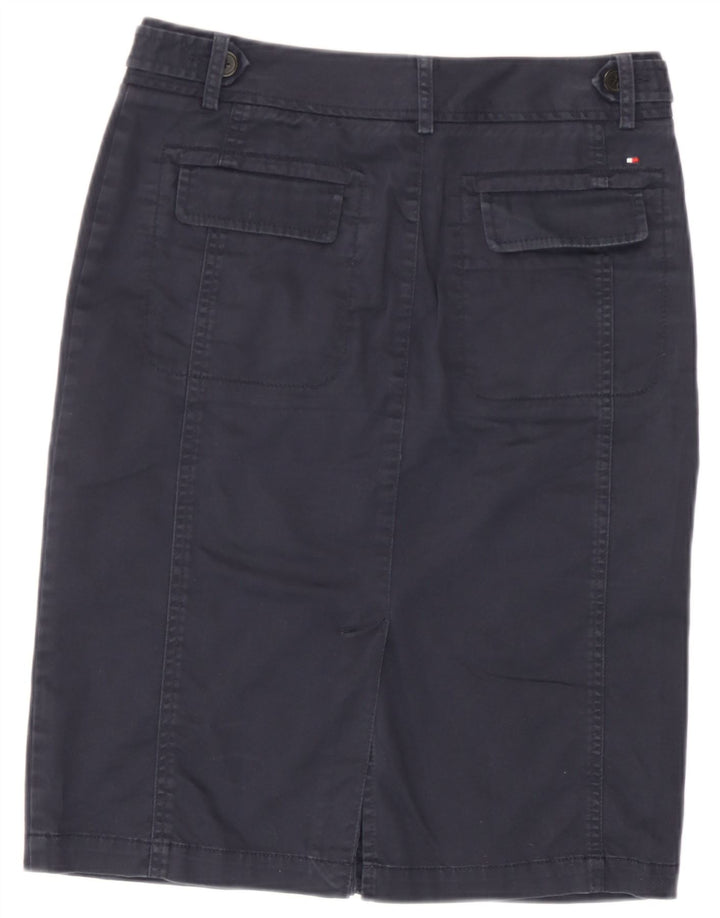 Женская юбка миди Tommy Hilfiger US 6 Medium W30 Темно-синяя