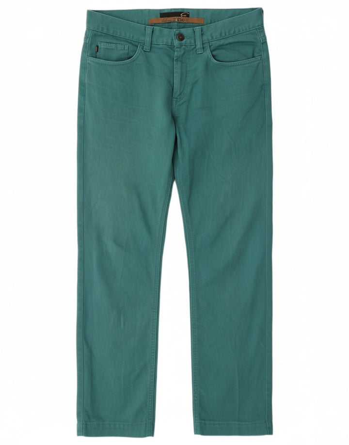 CAVALLI Womens Straight Jeans W34 L32 Green