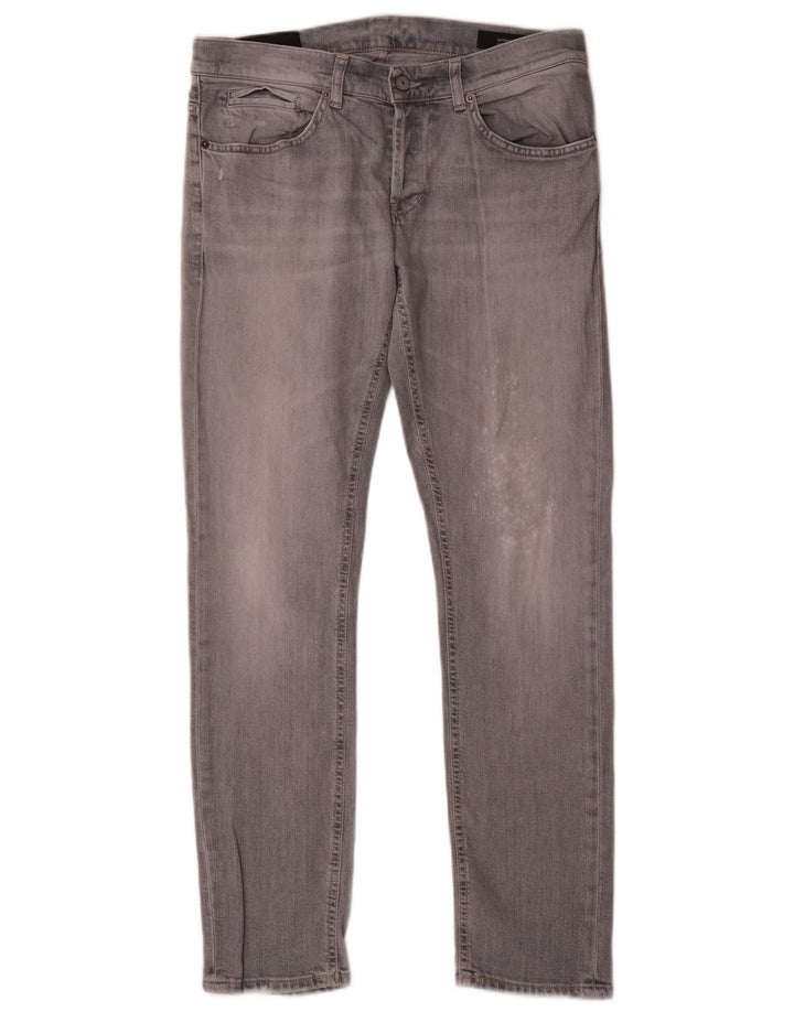 Джинсы женские прямые DONDUP W34 L31 серые, хлопок