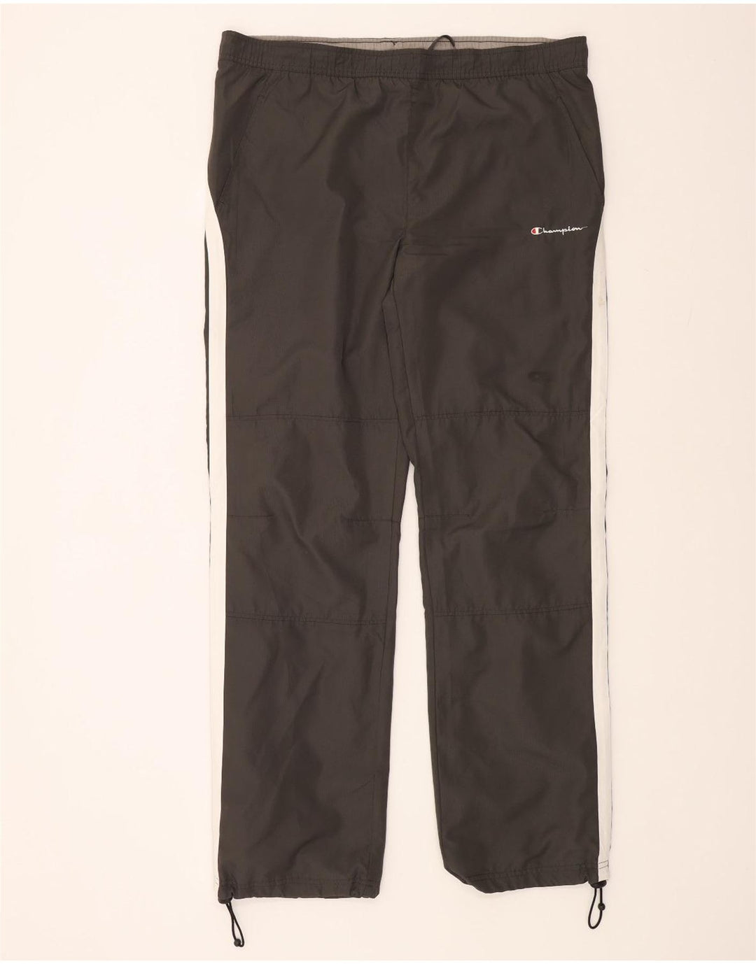 CHAMPION Mens Tracksuit Trousers Large  Grey Colourblock Polyester Vintage Champion and Second-Hand Champion from Messina Hembry 