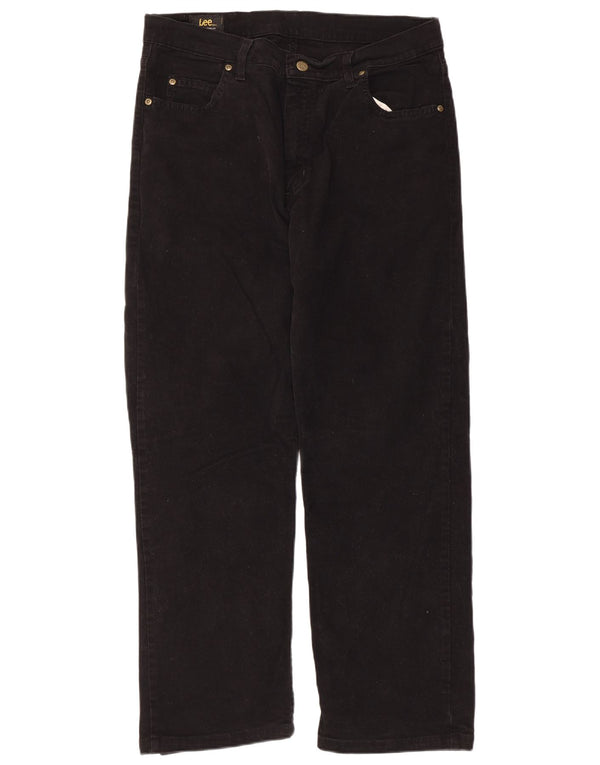 Мужские прямые джинсы Lee Brooklyn W36 L28, черный хлопок