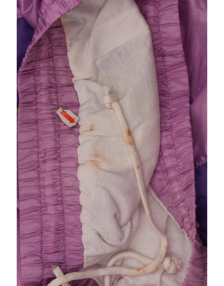 ВИНТАЖНЫЕ мужские спортивные брюки джоггеры среднего фиолетового цвета с цветными блоками