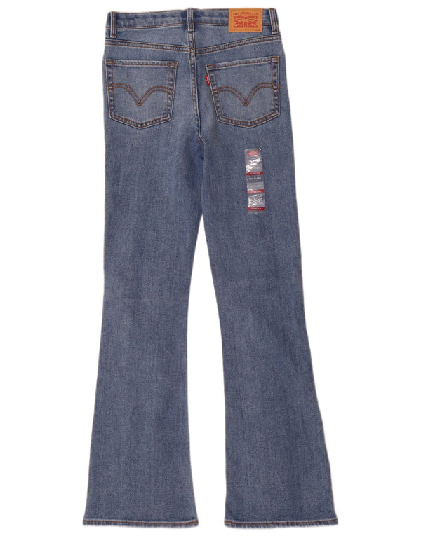Расклешенные джинсы Levi's Girls 726 11–12 лет W24 L29, синий хлопок