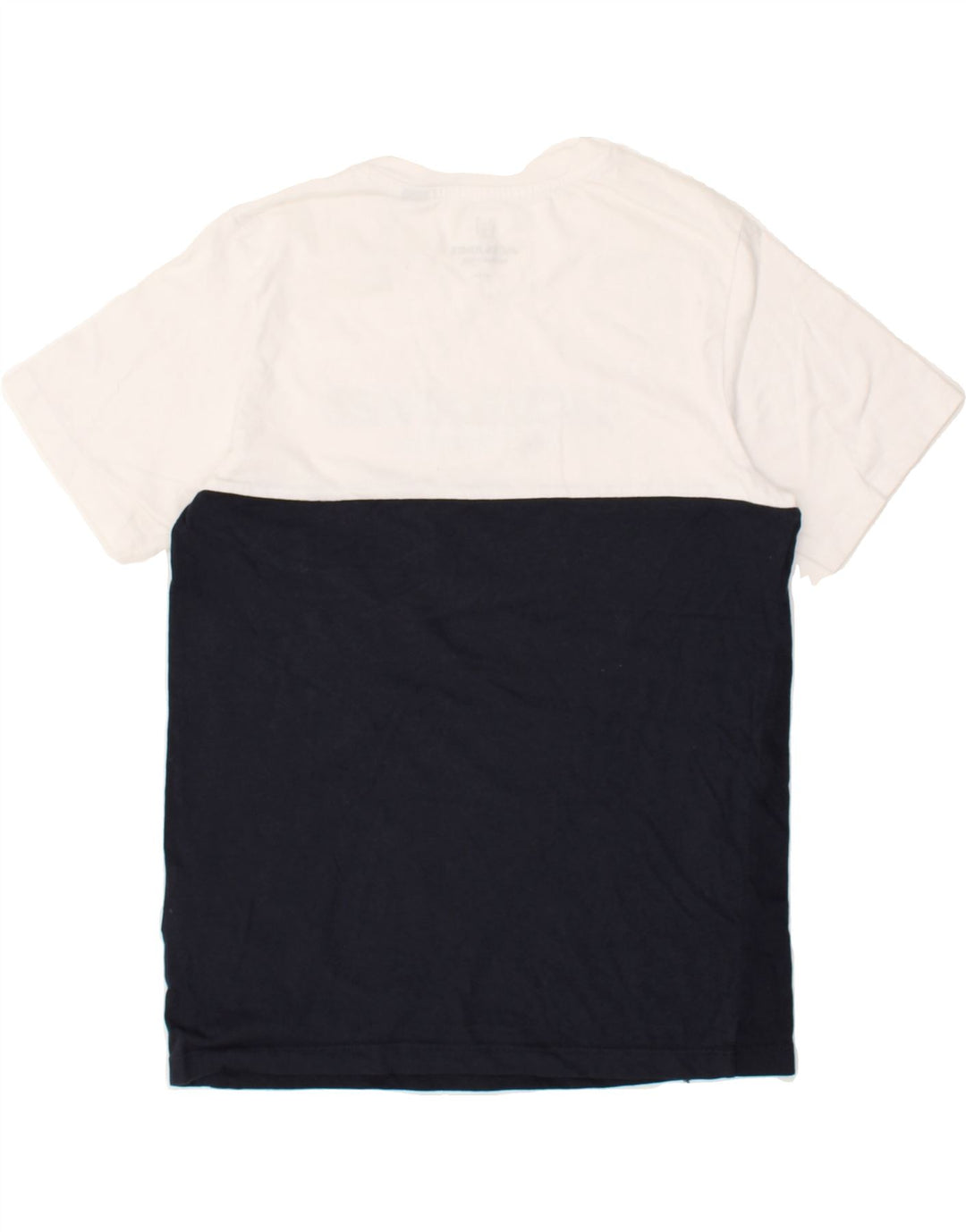 JACK & JONES Boys Graphic T-Shirt Top 13-14 Years Navy Blue Colourblock | Vintage Jack & Jones | Thrift | Second-Hand Jack & Jones | Used Clothing | Messina Hembry 