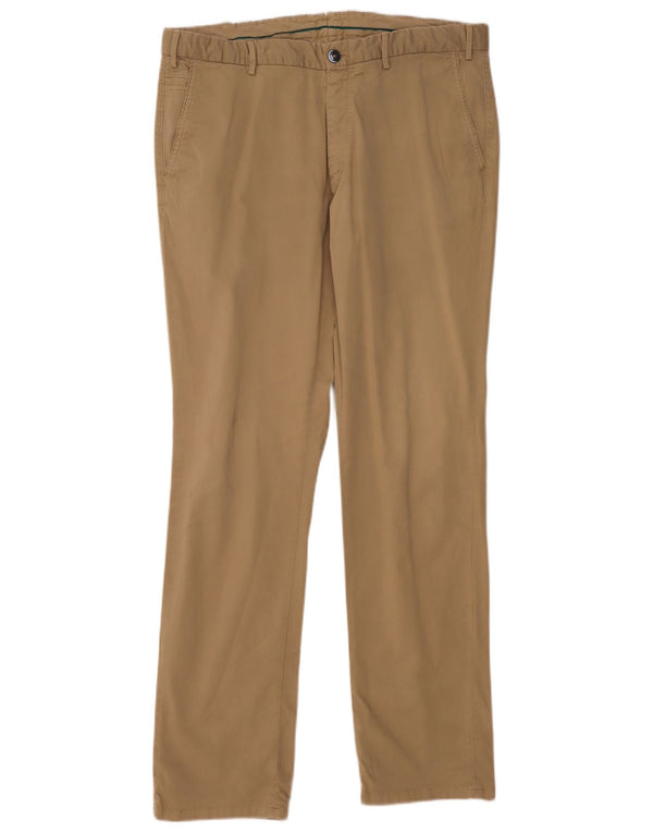 MASSIMO DUTTI Мужские узкие брюки-чиносы EU 48 XL W38 L34 Бежевые