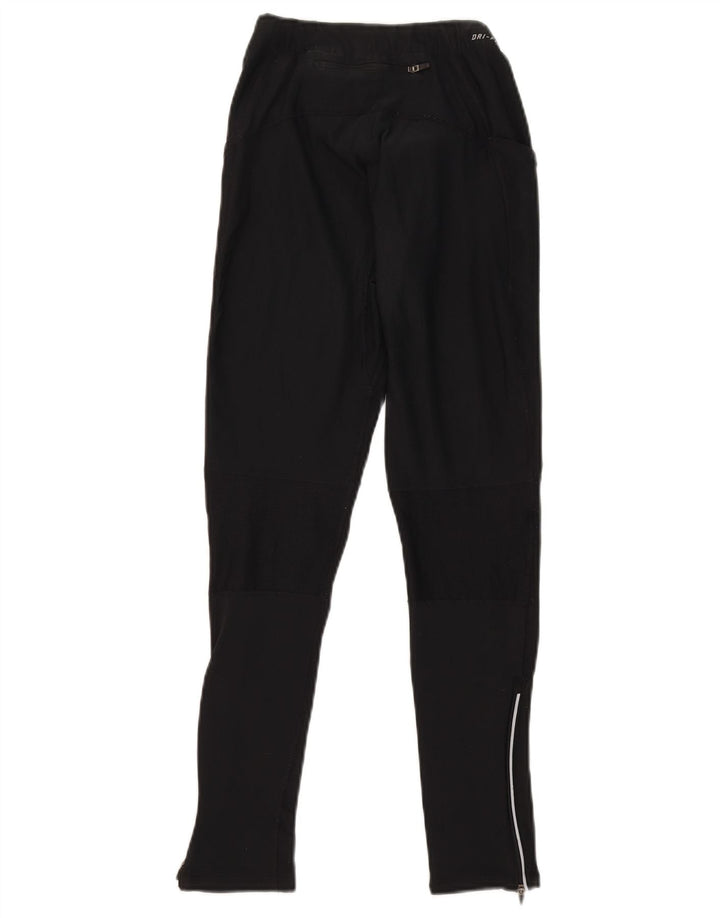 Женские леггинсы NIKE Dri Fit UK 8, маленькие черные, полиэстер