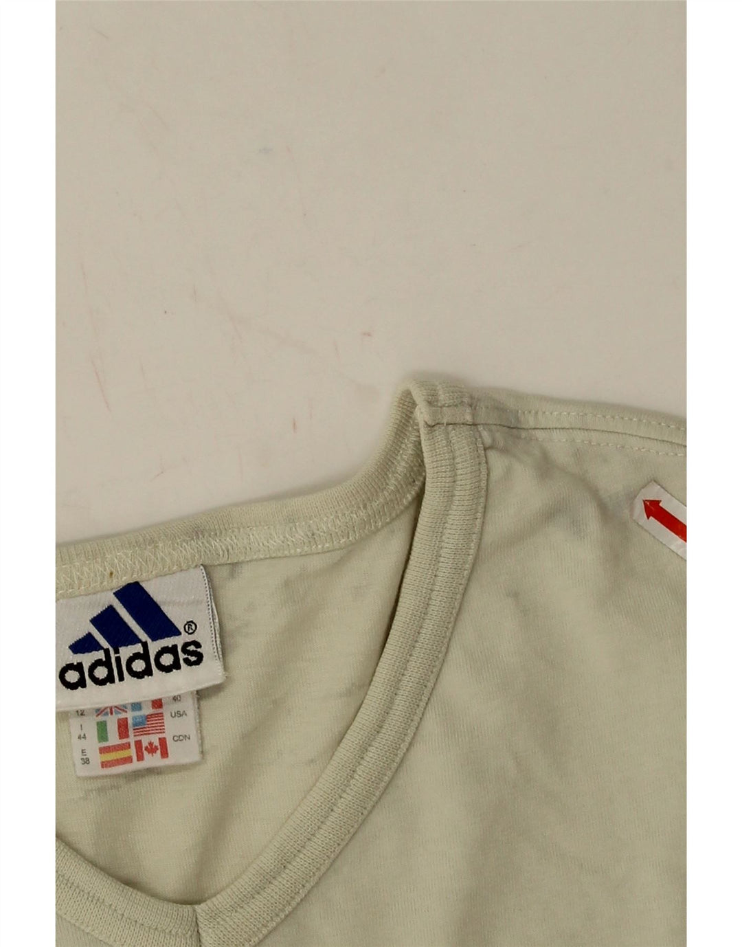 Женская футболка Adidas Top UK 12 Medium Beige