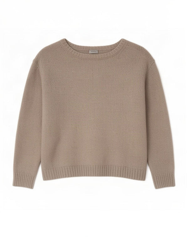 Женский свободный джемпер с вырезом «лодочка» Zara UK 6 XS, серый