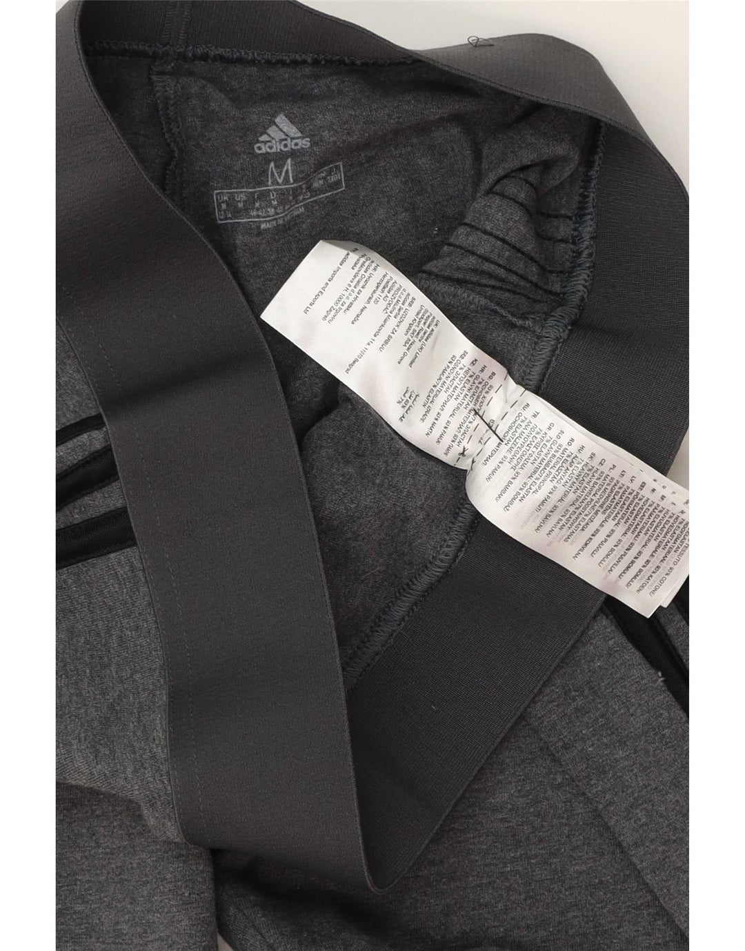 Женские леггинсы Adidas UK 12/14, хлопок среднего серого цвета