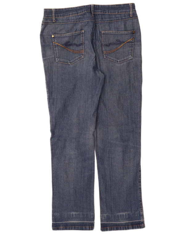 Женские прямые джинсы M&Co UK 12 Medium W32 L30 Синие