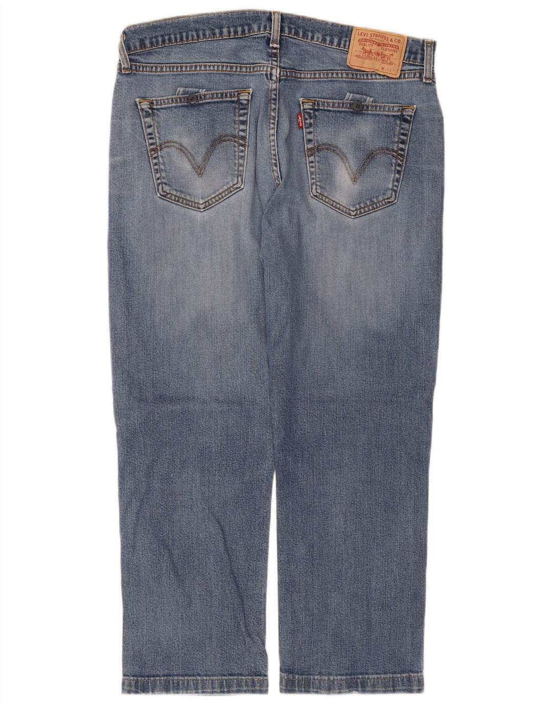 Мужские прямые джинсы LEVI'S W38 L27 синие, хлопок