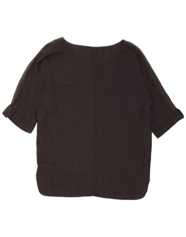 Женская блузка с рисунком DESIGUAL UK 14, средний черный