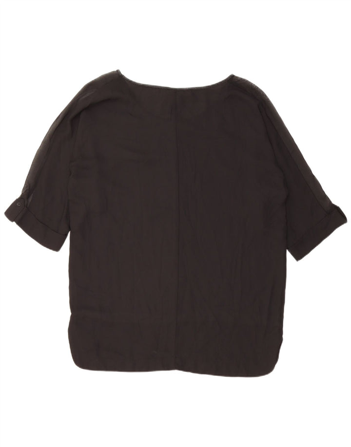 Женская блузка с рисунком DESIGUAL UK 14, средний черный