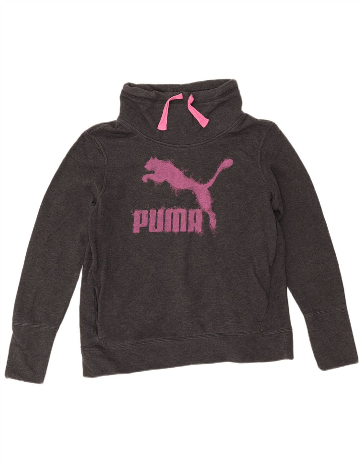 Женский свитер с рисунком PUMA UK 14, большой серый