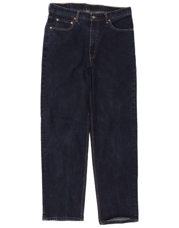 Мужские прямые джинсы свободного кроя Levi's 550 W36 L34 темно-синие, хлопок