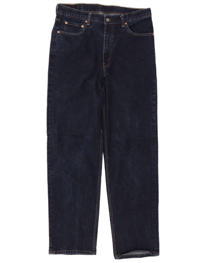 Мужские прямые джинсы свободного кроя Levi's 550 W36 L34 темно-синие, хлопок