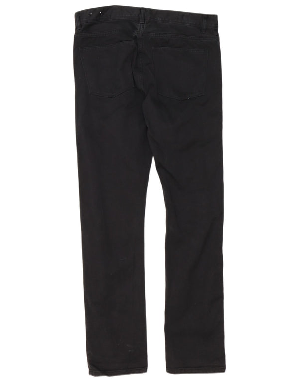 Мужские узкие повседневные брюки Reiss Drake W32 L32, черный хлопок