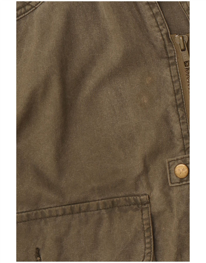 Мужской универсальный жилет FRANKONIA JAGD UK 40, большой размер, хлопок цвета хаки