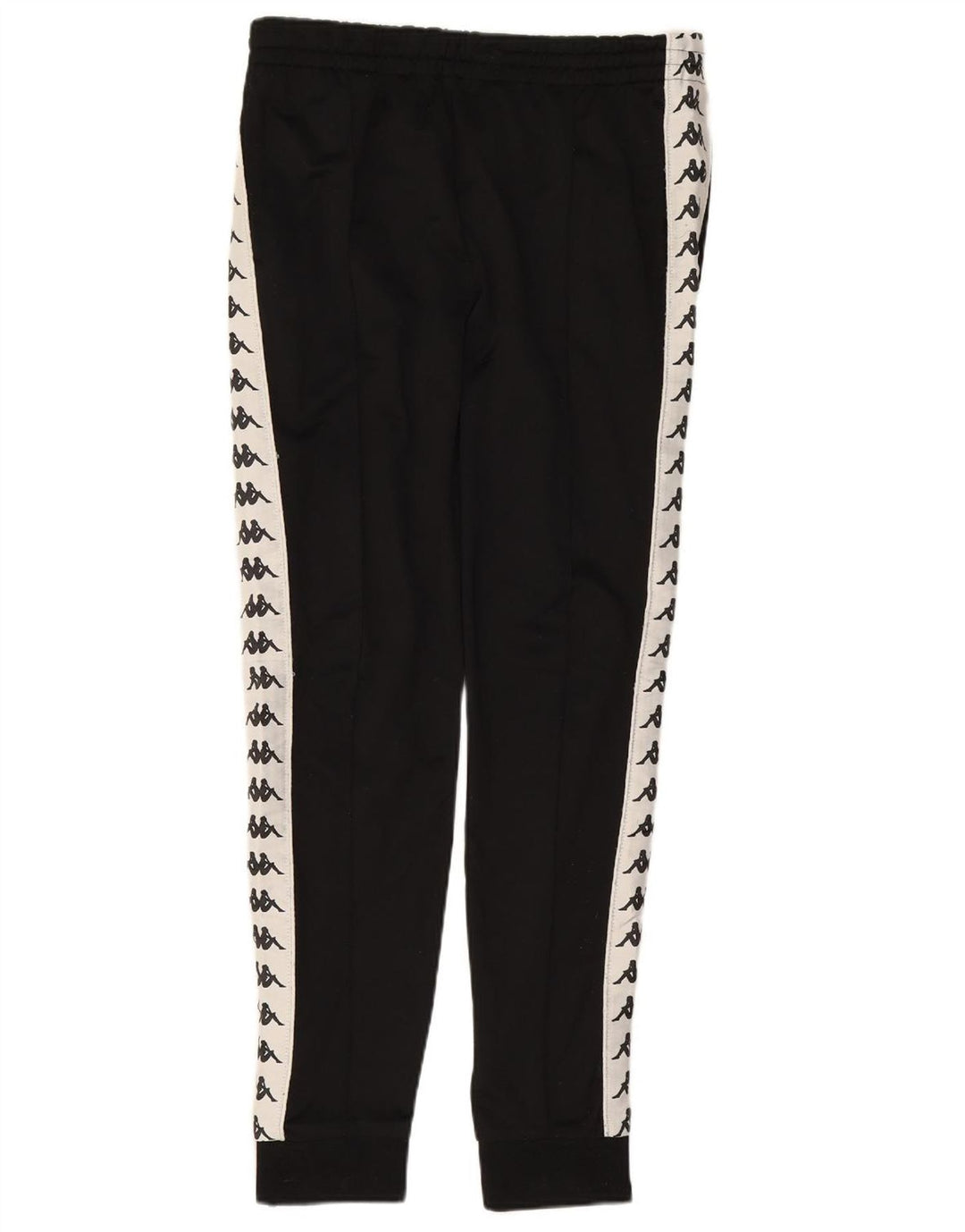 KAPPA Mens Graphic Tracksuit Trousers Joggers Medium  Black Colourblock