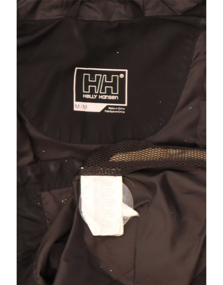 Helly Hansen Женская ветровка с капюшоном UK 14 Средний черный полиэстер