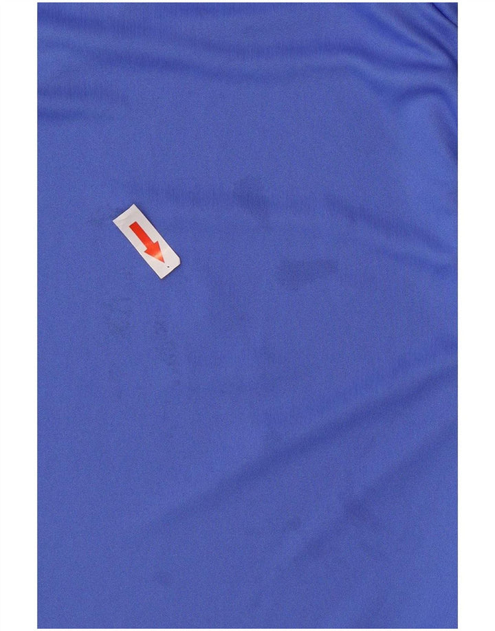 Мужская футболка Nike Dri Fit с рисунком, большой синий полиэстер