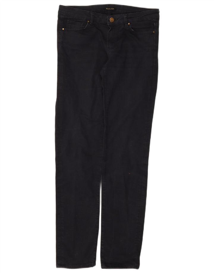 Женские джинсы скинни Massimo Dutti W30 L31 Темно-синие