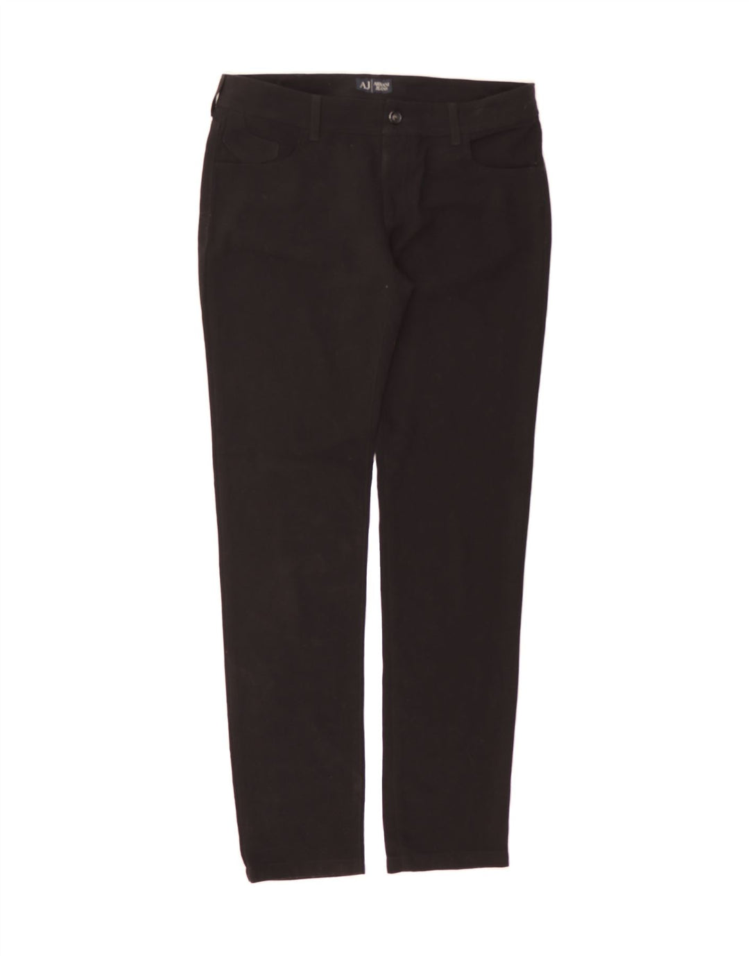 ARMANI Womens Slim Casual Trousers W31 L32 Black Vintage Armani and Second-Hand Armani from Messina Hembry 