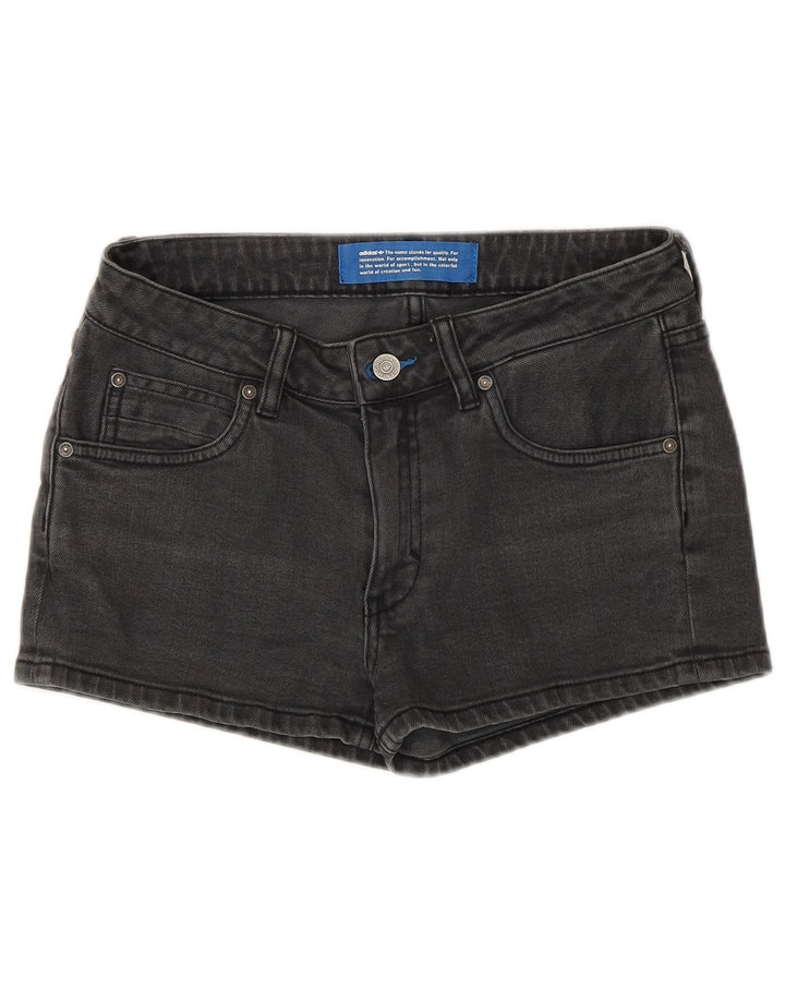 Женские джинсовые шорты ADIDAS W26, маленькие серые, хлопок