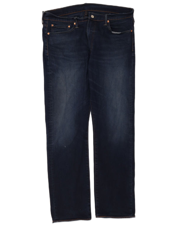 Мужские джинсы Levi's 513 Slim Straight W36 L32 Темно-синие, хлопок