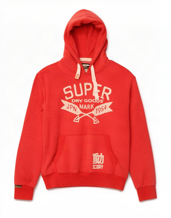 Мужской джемпер с капюшоном Superdry 2XL, красный хлопок