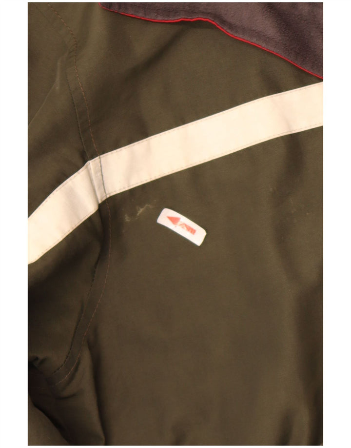 Мужская куртка в стиле милитари Tommy Hilfiger UK 40, большая, цвета хаки, полиэстер с цветными блоками