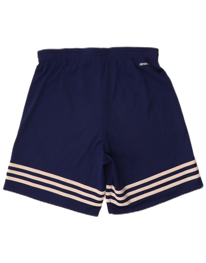 Мужские спортивные шорты Adidas Climalite, средние, темно-синие