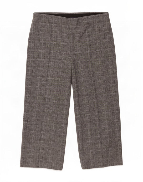 Женские прямые брюки Marks & Spencer UK 18 XL W36 L28 серые в клетку