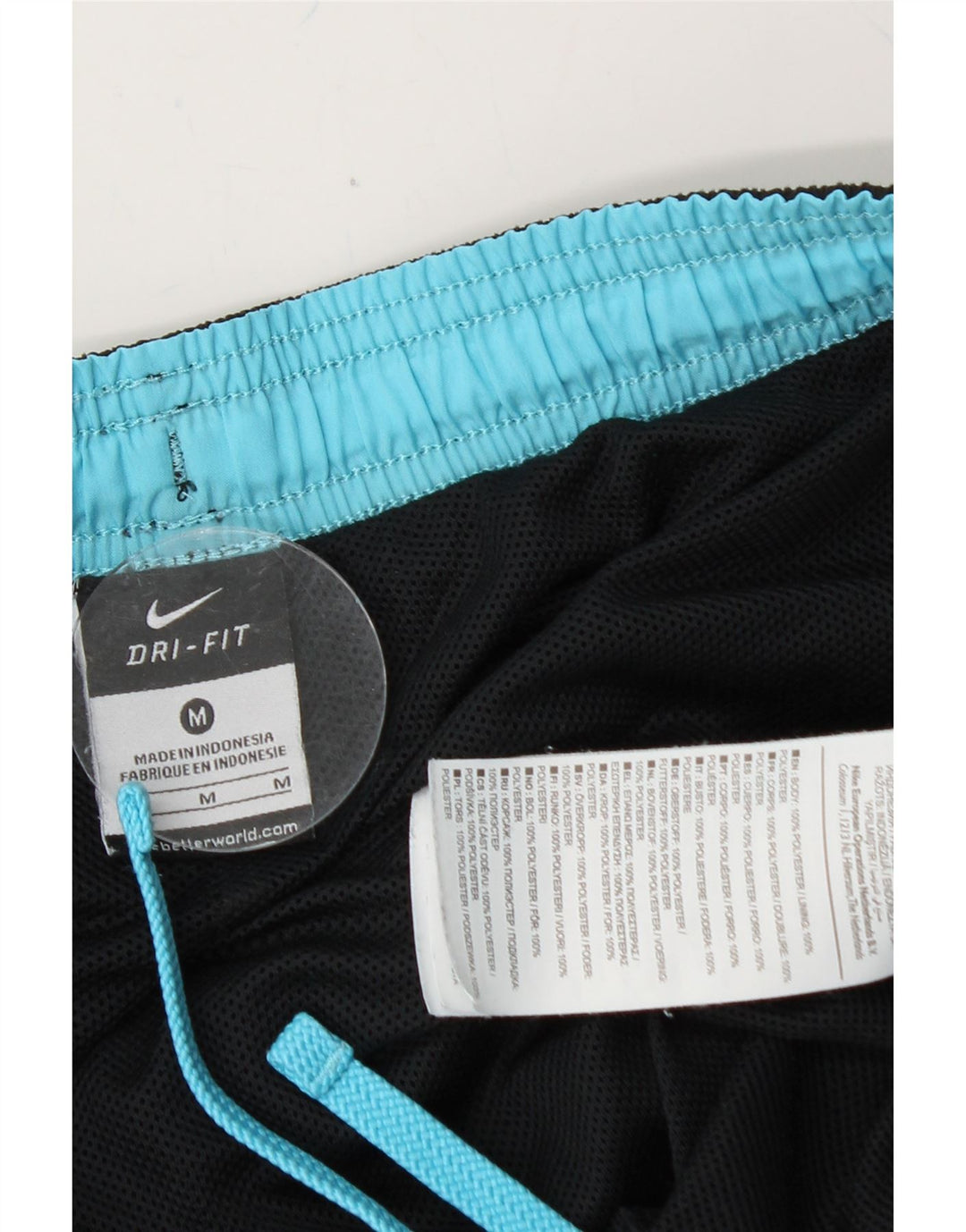 NIKE Mens Dri Fit Tracksuit Trousers Medium  Black Polyester Vintage Nike and Second-Hand Nike from Messina Hembry 
