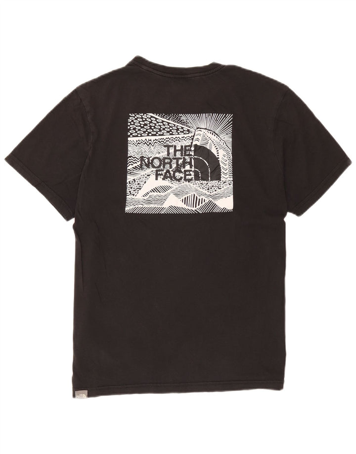 Мужская футболка с рисунком The North Face, маленькая черная