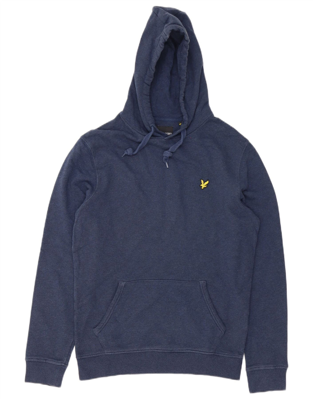 Мужской джемпер с капюшоном Lyle & Scott, средний темно-синий, хлопок