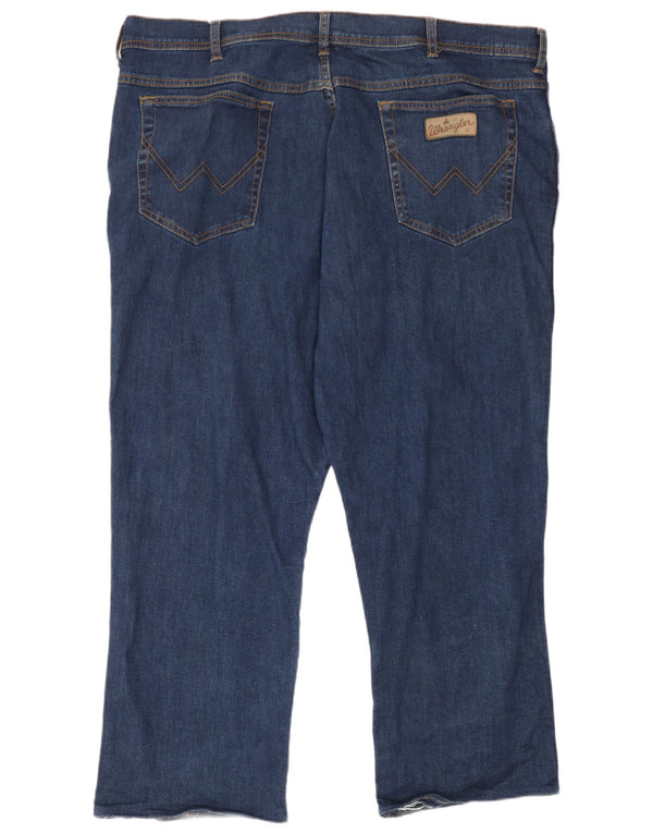 Мужские укороченные прямые джинсы Wrangler Texas Stretch W46 L26, темно-синий хлопок