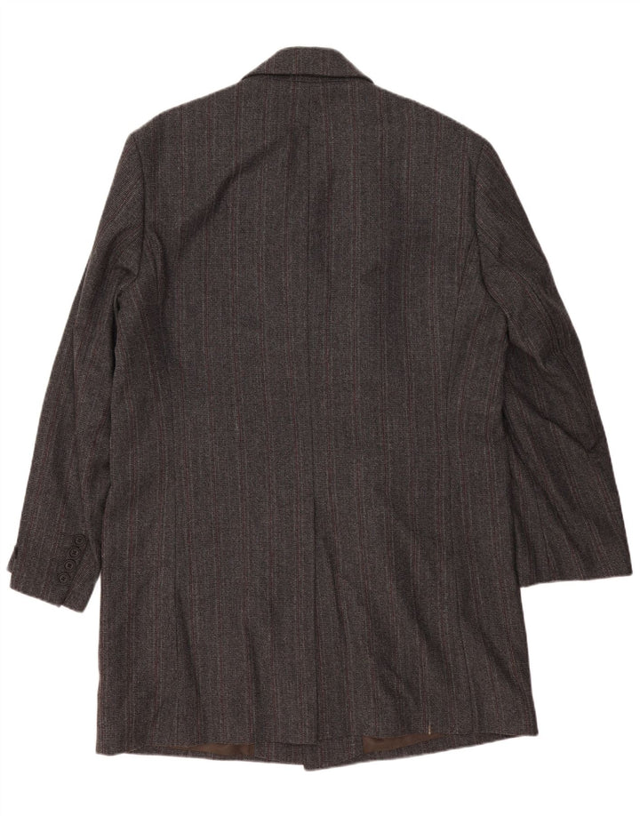 Мужской удлиненный пиджак Esprit на 3 пуговицах, Великобритания 42 XL, серая шерсть