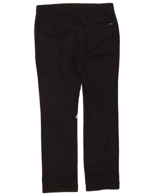 Мужские прямые брюки-чиносы Volcom W32 L31 черные